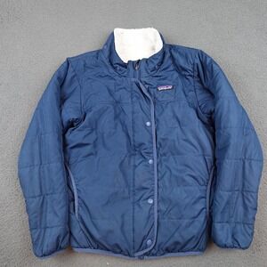 Patagonia Reversible Dream Song Jacket Girls Large Sherpa Fleece 68180